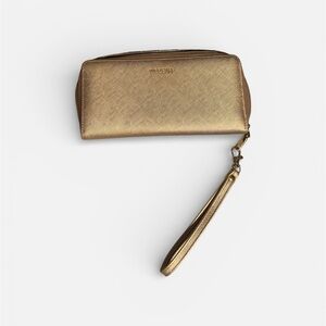 Gold Wristlet Clutch